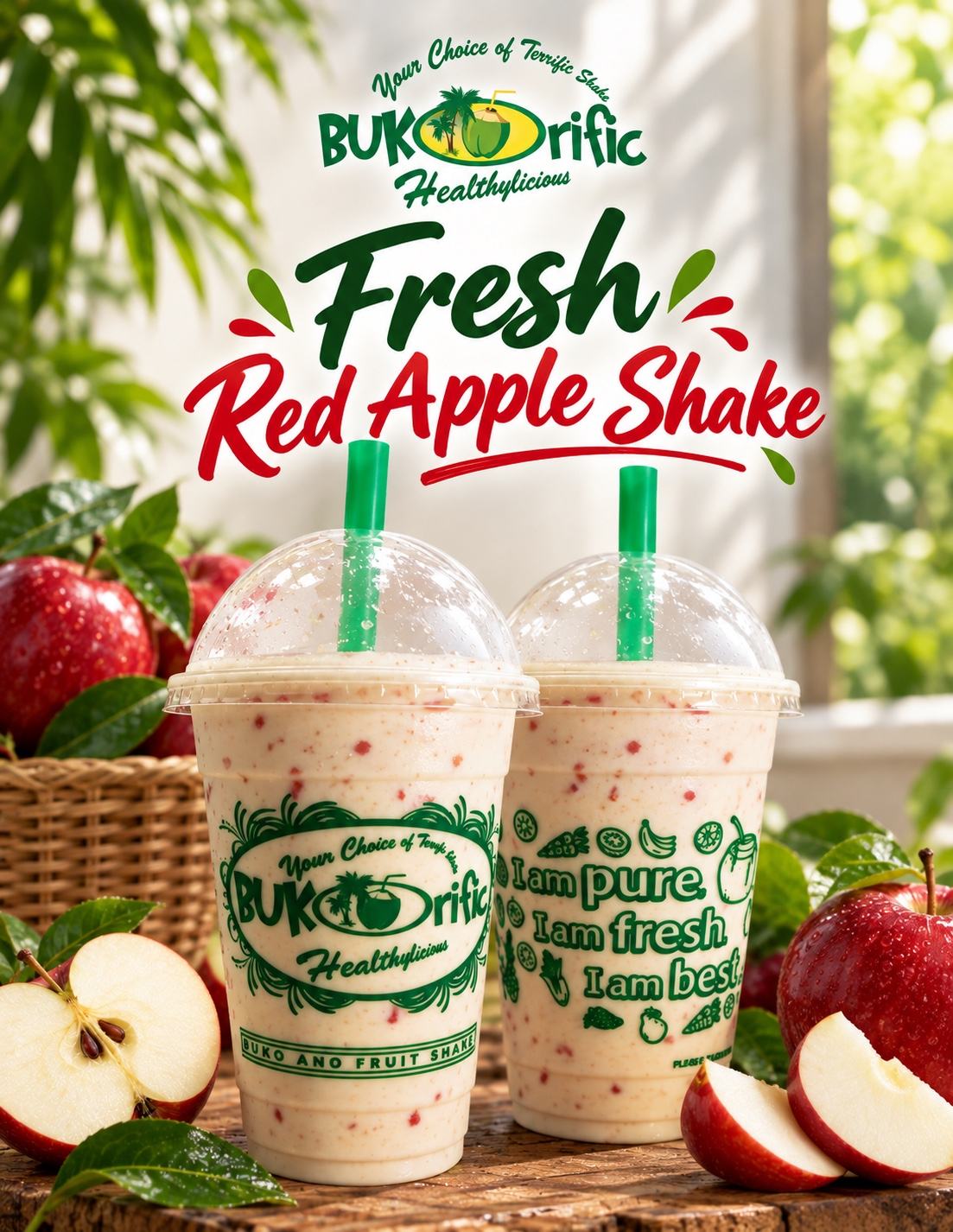 Bukorific Red Apple Shake promotional photo