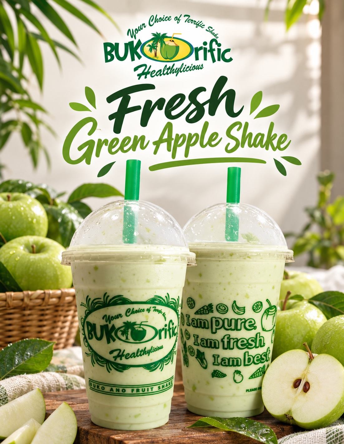 Bukorific Green Apple Shake promotional photo