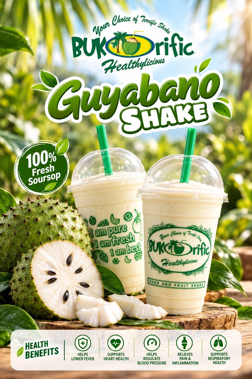 Original Bukorific Guyabano Shake promotional artwork