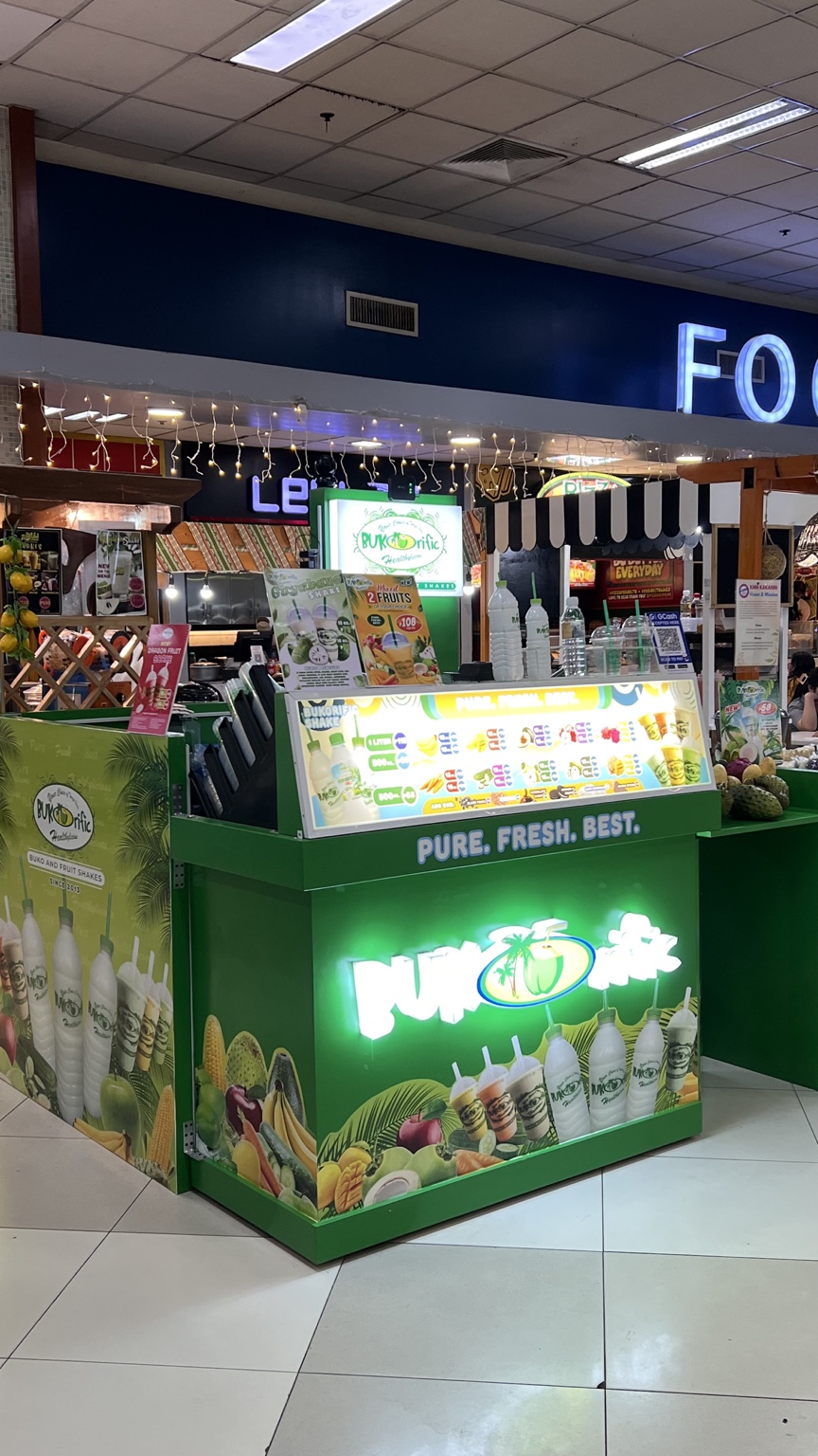 Bukorific Shake kiosk inside Pacific Mall